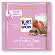RITTER SPORT WITH STRAWBERRY