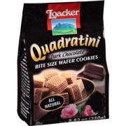 LOACKER DARK CHOCOLATE WAFERS
