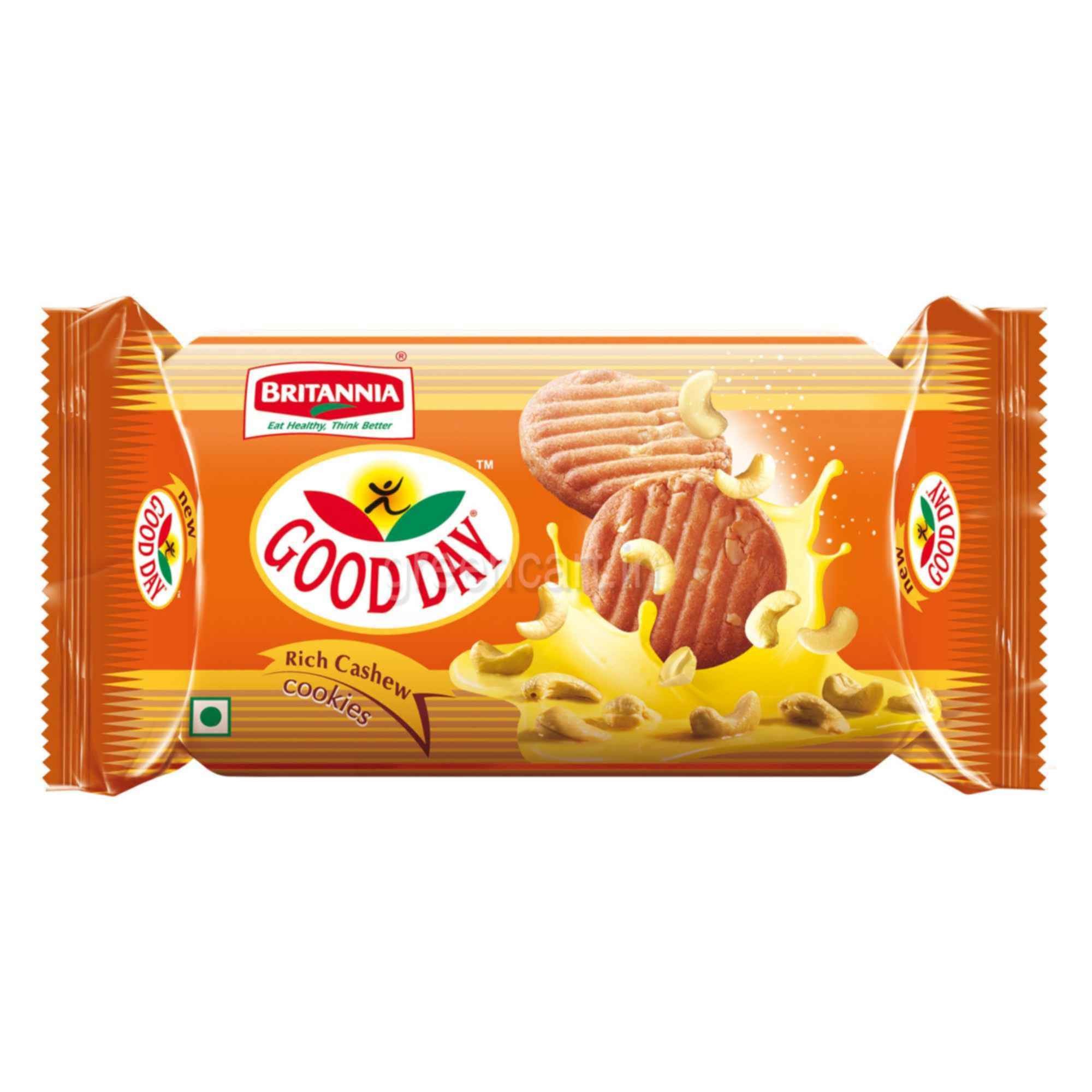 BRITANNIA GOOD DAY CASHEW COOKIES