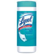 LYSOL DISINFECTING WIPES OCEAN FRESH SCENT