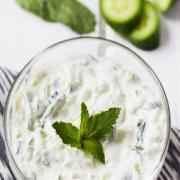 Avocado and Garlic Raita