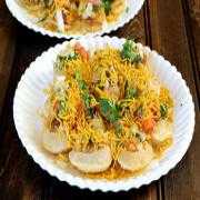 Sev Puri Plate