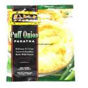 MIRCH MASALA PUFF ONION PARATHA