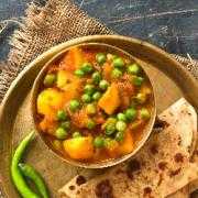 Aloo Mutter Diced potato and green peas