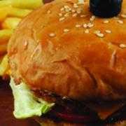 Aloo Tikki Burger Served w/ Masala Fries