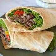 Beef Shawarma Wrap Lunch Special