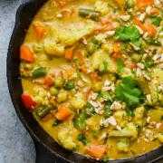 Chappathi With veg Korma