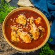 Madras Vegan Chicken Pepper Curry