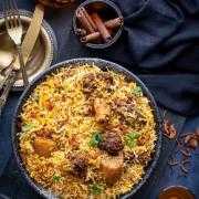 Goat Dum Biryani - Chennai Style