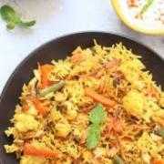 Vegetable Dum Biryani - Chennai Style