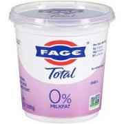 FAGE TOTAL 0% MILKFAT YOGURT