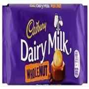 CADBURY DAIRY MILK WHOLE NUT
