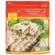 DEEP CHEESE and SPINACH NAAN