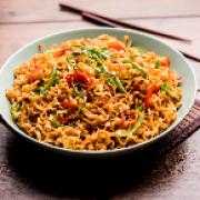 Veg chilli garlic chow-mien