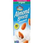 blue diamond breeze almond milk unsweetened