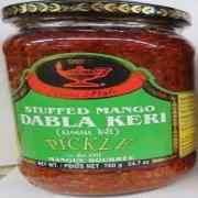 Deep Stuffed mango Dabla keri Pickle