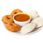 Idly (2 nos) Vada (1 no)