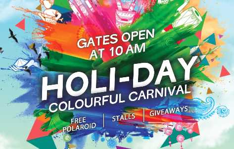 Holi-Day colorful carnival