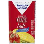 SUPERIOR CRYSTAL IODIZED SALT 