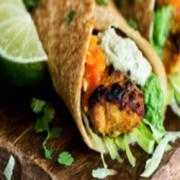 Afgani paneer tikka roll