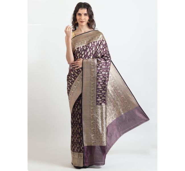 The Weavers Shop By Raavi Handloom Kataan Silk Saree