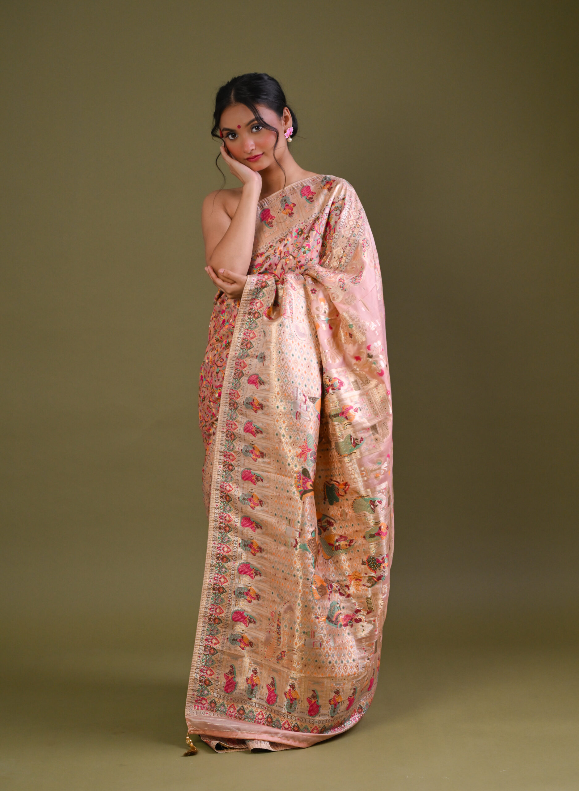 Pink Paradise saree