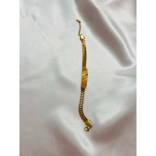 Curb cuban link chain bracelet stainless steel anti tarnish waterproof jewelry