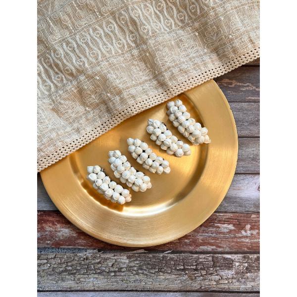 Jasmine hair clip  floral hair pin  faux flower hair accessories