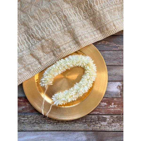 Jasmine string  Indian gajra  faux flower string  mogra gajra  puja mala