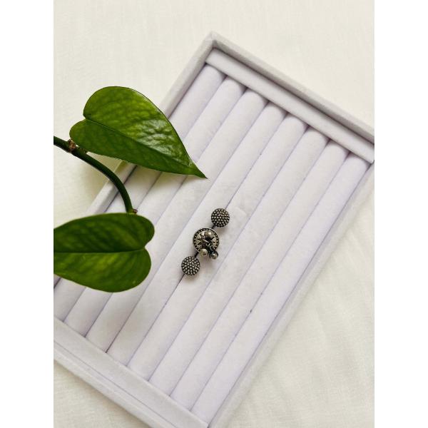 Silver oxidized dual ring combo  Boho style ring  Free size adjustable  Indian jewelry