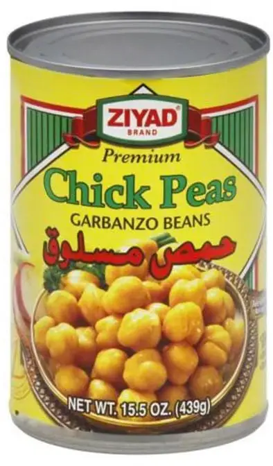 Ziyad Boiled Chickpeas (garbanzo) 15.5Oz