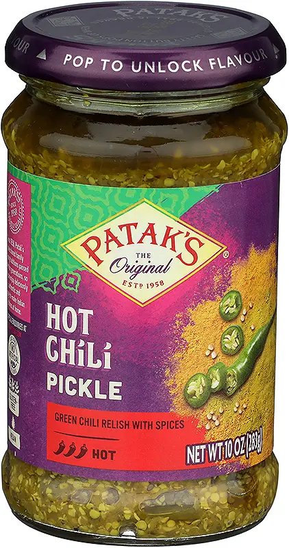 Patak's Chile Pickle / Relish (hot) 9Oz