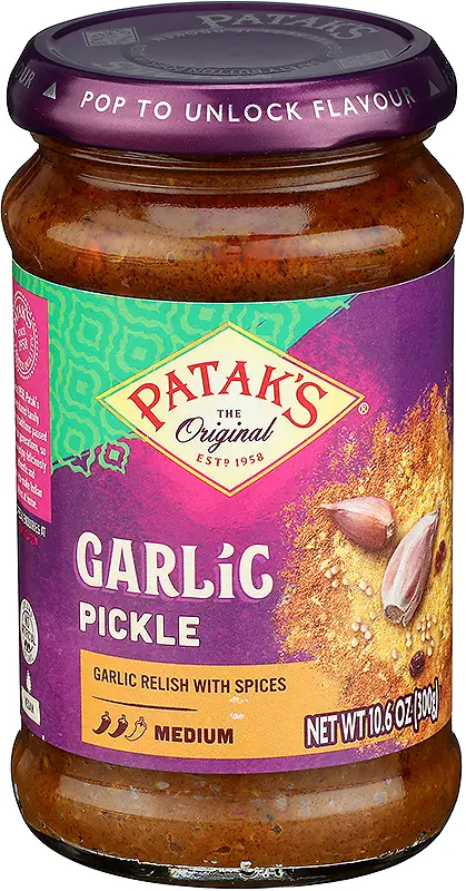 Patak's Garlic Relish / Pickle 10Oz