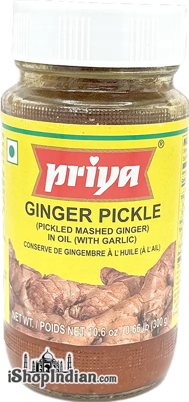 Priya Ginger Pickle With Garlic 300Gm