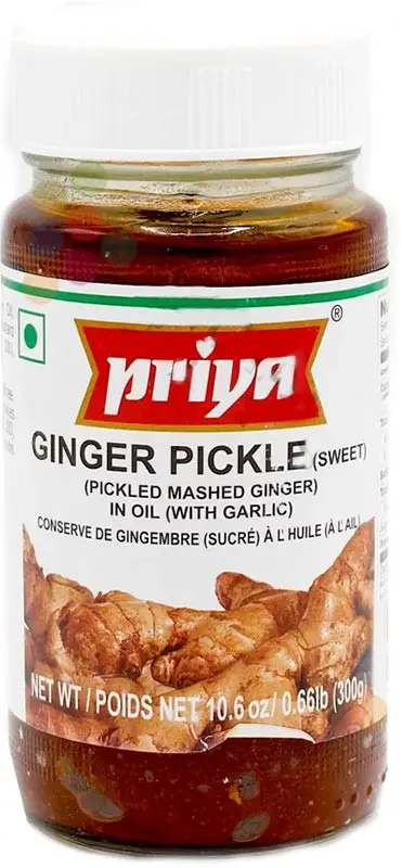 Priya Sweet Ginger Pickle With Garlic 300Gm