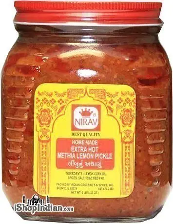 Nirav Extra Hot Methia Lemon Pickle 1Pack