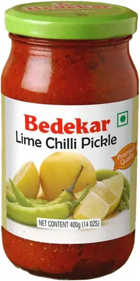 Bedekar Lime Chili Pickle 400Gm