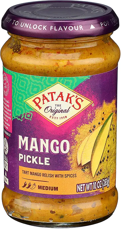 Patak's Mango Relish / Pickle - Medium 10Oz
