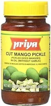 Priya Cut Mango Pickle Without Garlic 300Gm