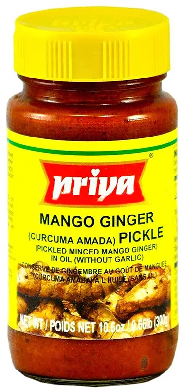 Priya Mango Ginger Pickle Without Garlic 300Gm
