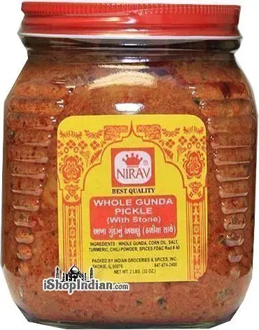 Nirav Whole Gunda Pickle 1Pack