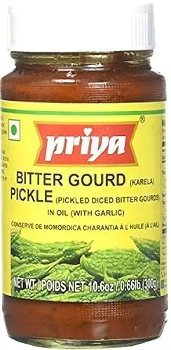 Priya Bitter Gourd (karela) Pickle With Garlic 300Gm