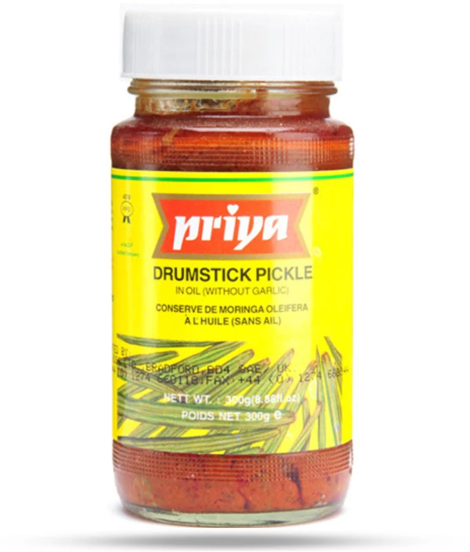 Priya Drumstick Pickle Without Garlic 300Gm