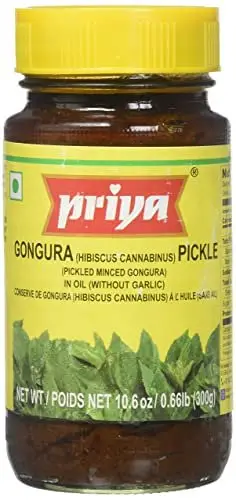 Priya Gongura Pickle Without Garlic 300Gm