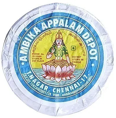 Ambika Appalam Plain Papads 7.9Oz
