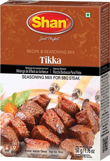 Shan Tikka Mix + Red Chilli Powder Free! 50Gm