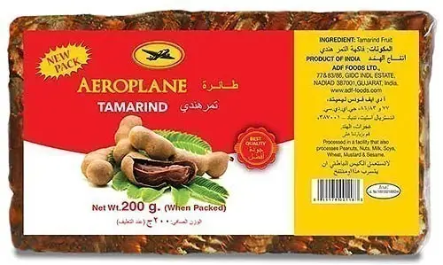 Aeroplane Brand Tamarind Slab (imli) 7Oz
