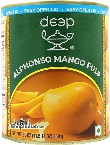 Deep Alphonso Mango Pulp 850Gm