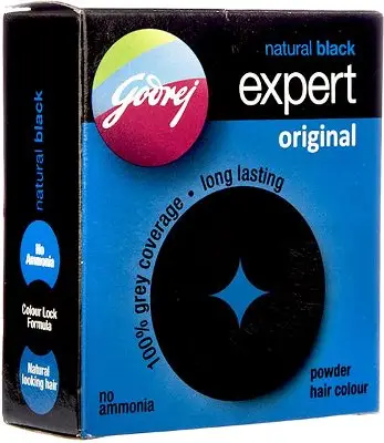 Godrej Expert Powder Hair Colour - Natural Black - Original 1Pack