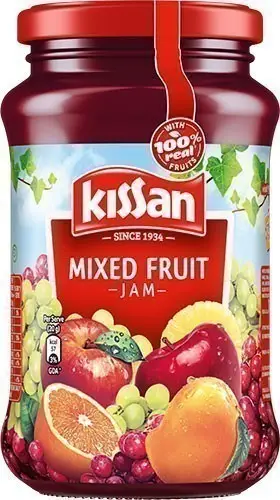 Kissan Mixed Fruit Jam / Spread 500Gm
